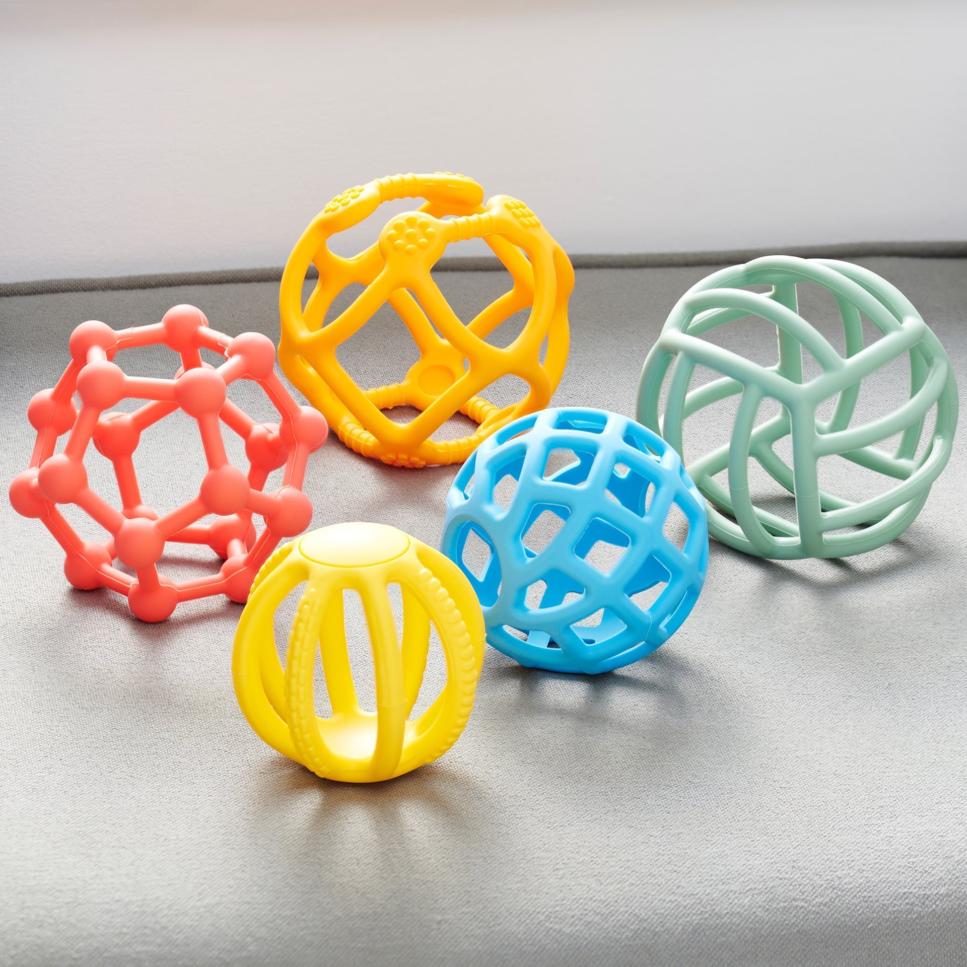 SiliSoft® Flexi Balls - Rainbow - Baby&More