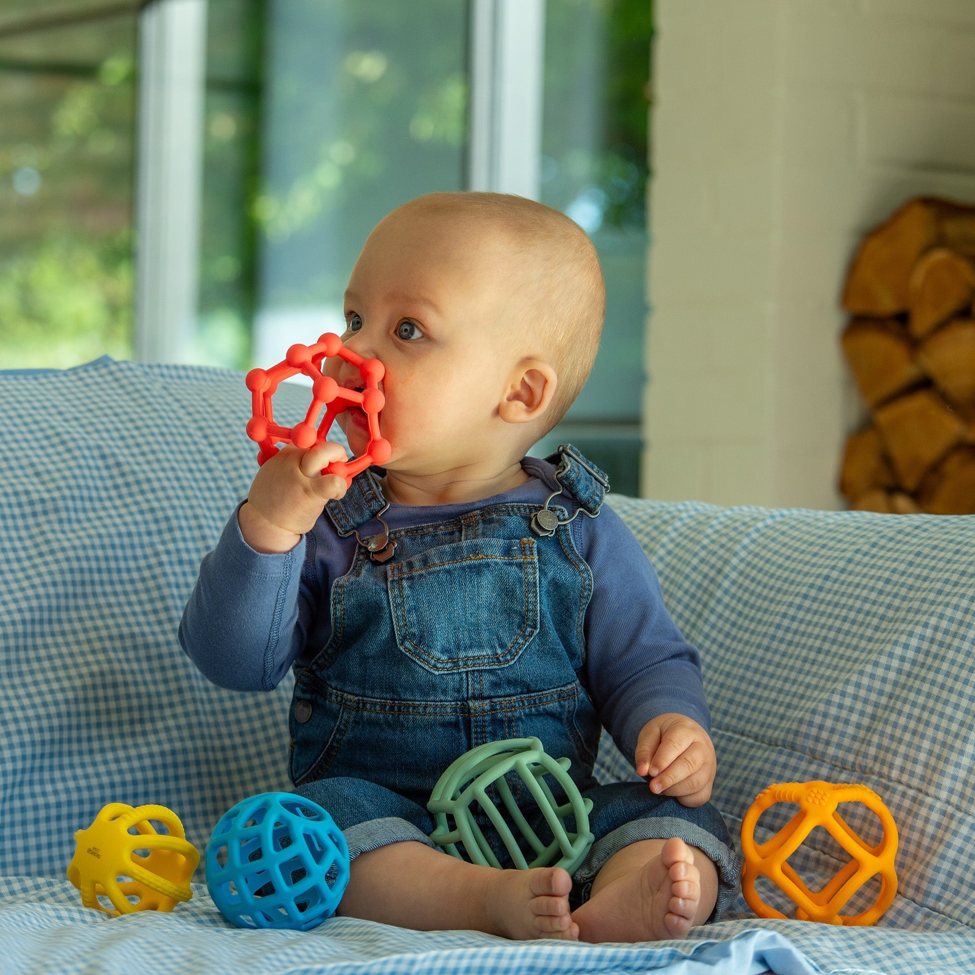 SiliSoft® Flexi Balls - Rainbow - Baby&More