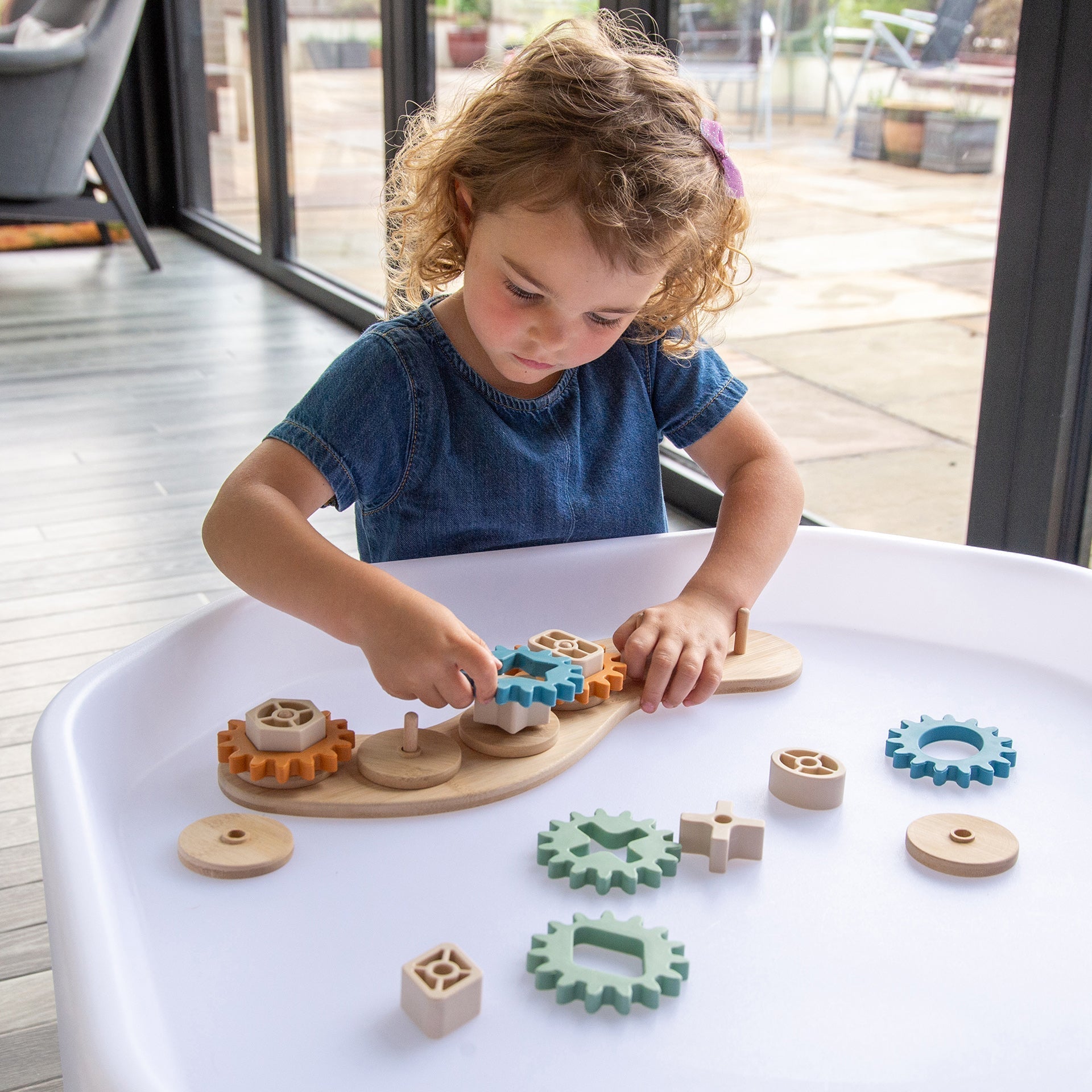 SiliSoft® Gears Puzzle - Neutral - Baby&More