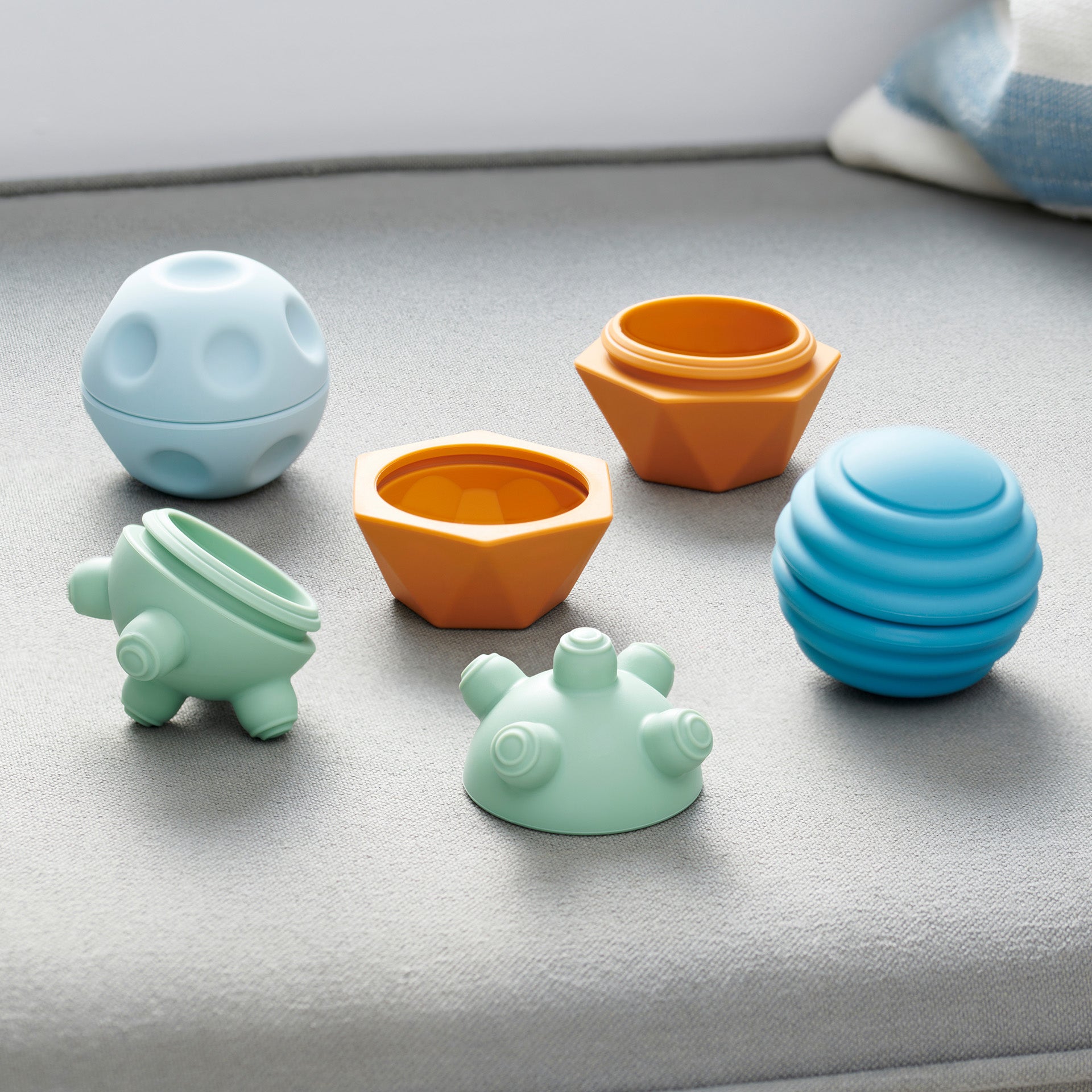 SiliSoft® Sensory Balls - Neutral - Baby&More