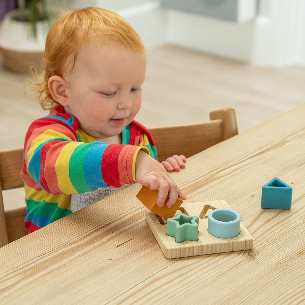 SiliSoft® Shape Puzzle - Neutral - Baby&More