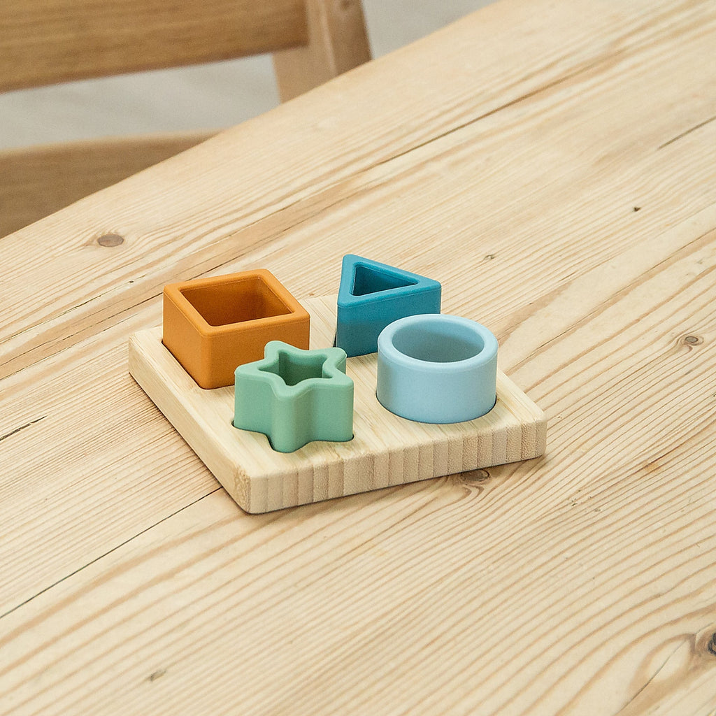 SiliSoft® Shape Puzzle - Neutral - Baby&More