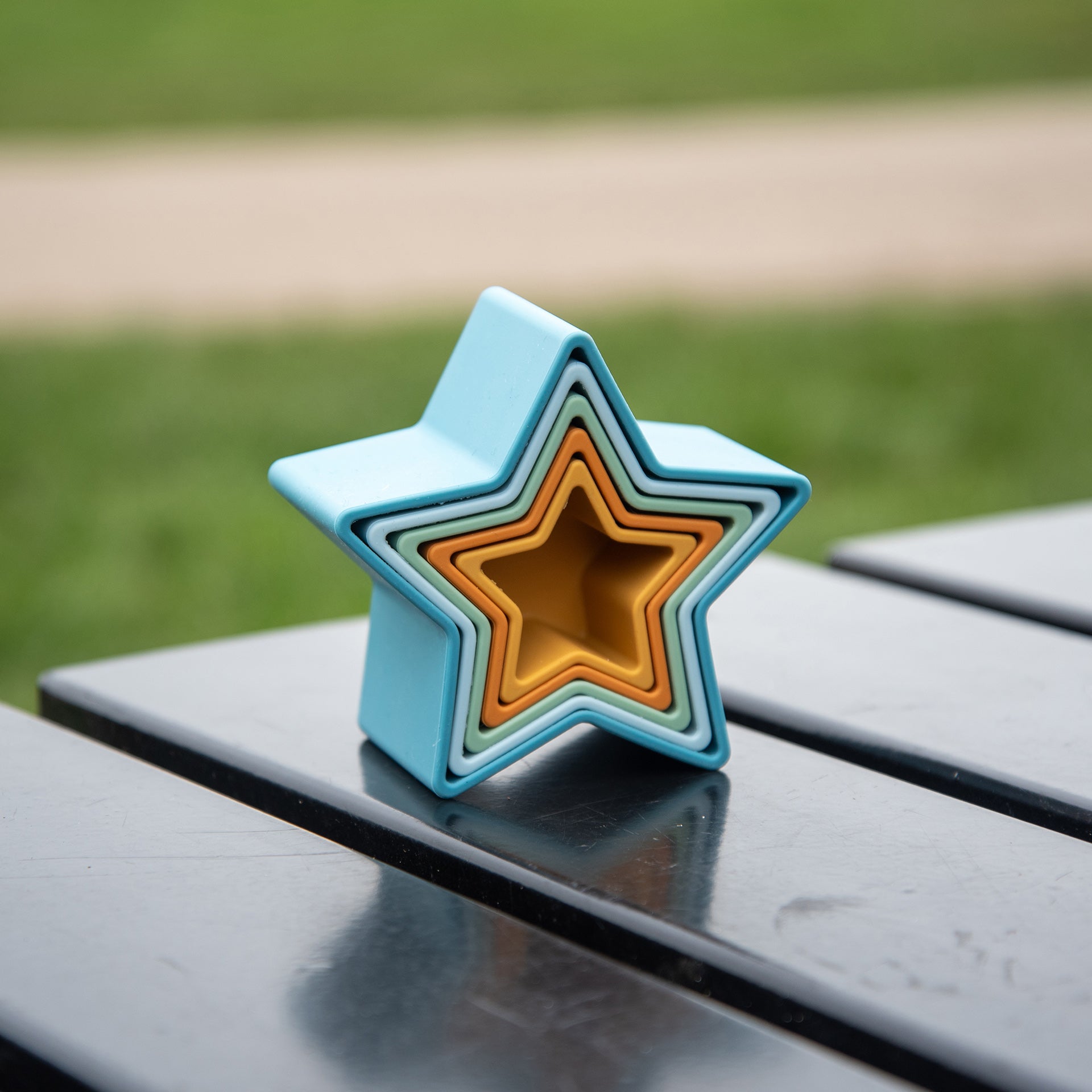 SiliSoft® Star Stacking Cups - Neutral - Baby&More