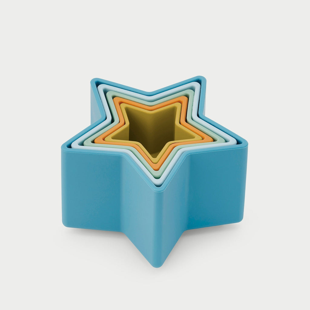 SiliSoft® Star Stacking Cups - Neutral - Baby&More