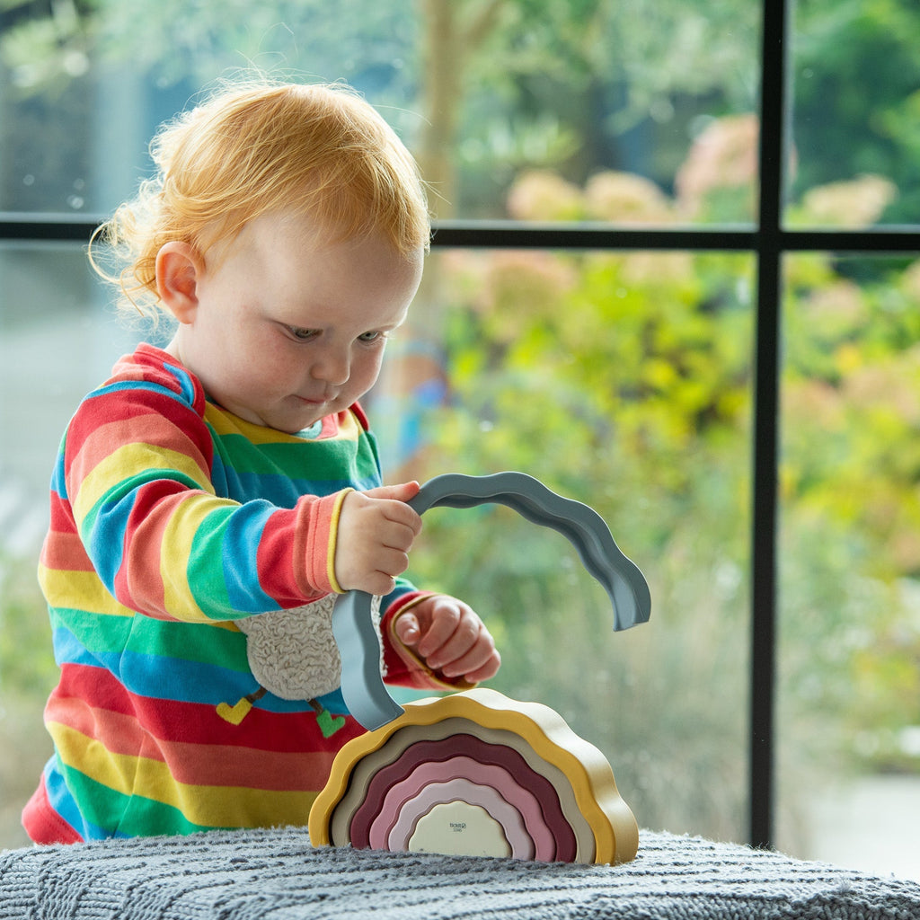 SiliSoft® Wobble Rainbow - Earth - Baby&More