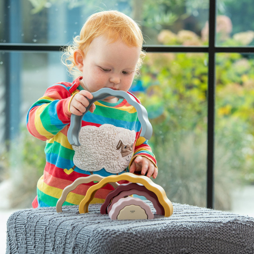 SiliSoft® Wobble Rainbow - Earth - Baby&More