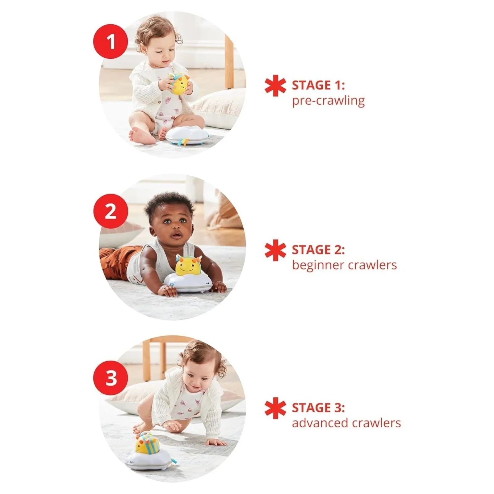 Skip Hop Explore & More Follow-Bee Crawl Toy - Baby&More