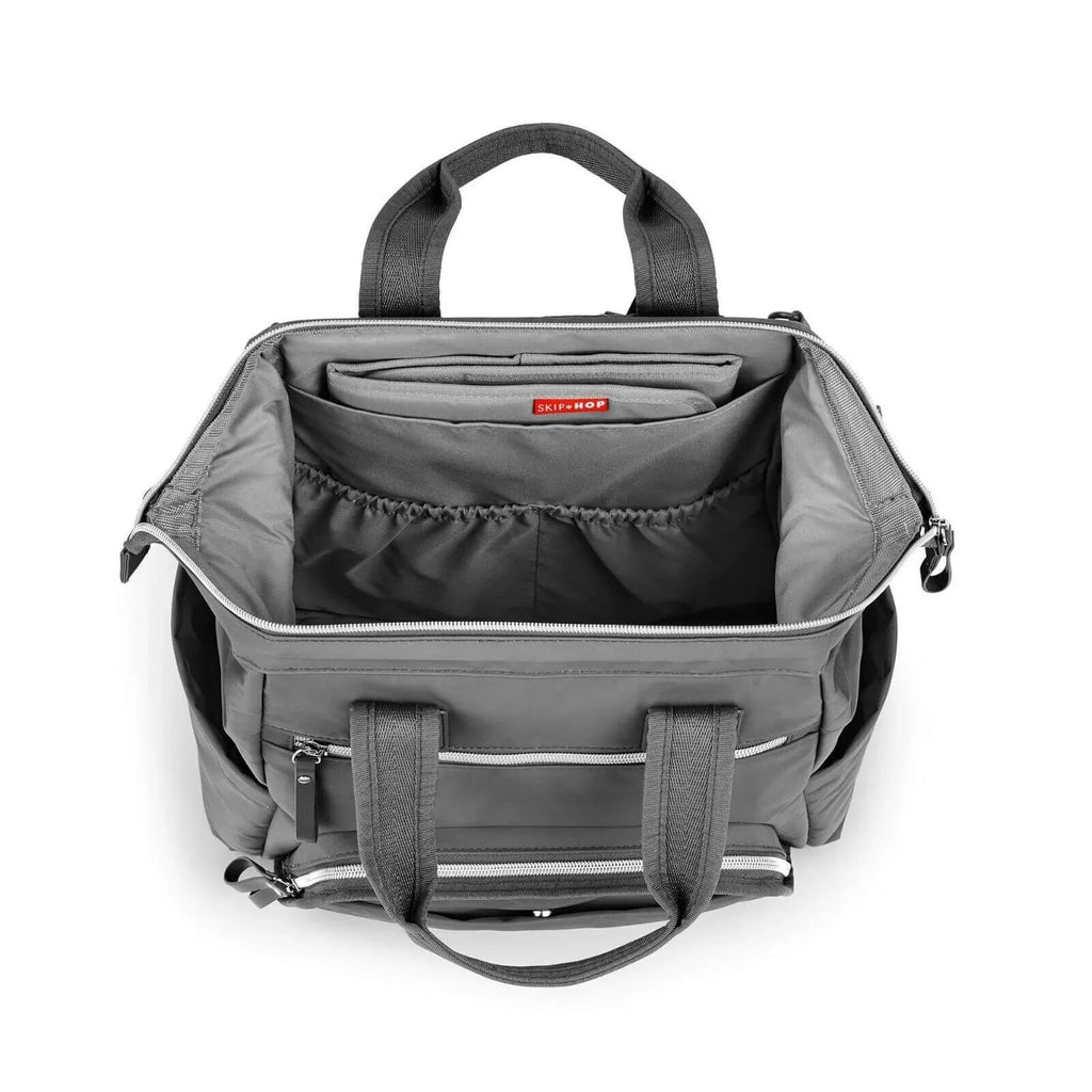 Skip Hop Main Frame Changing Backpack - Charcoal Grey - Baby&More
