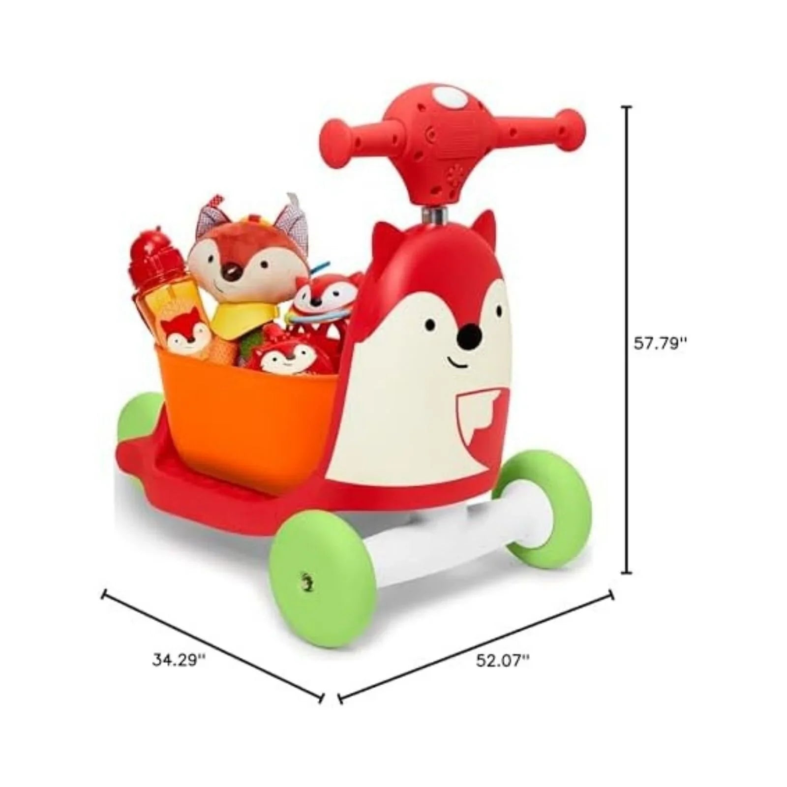 Skip Hop Zoo 3 - In - 1 Ride On - Fox - Baby&More