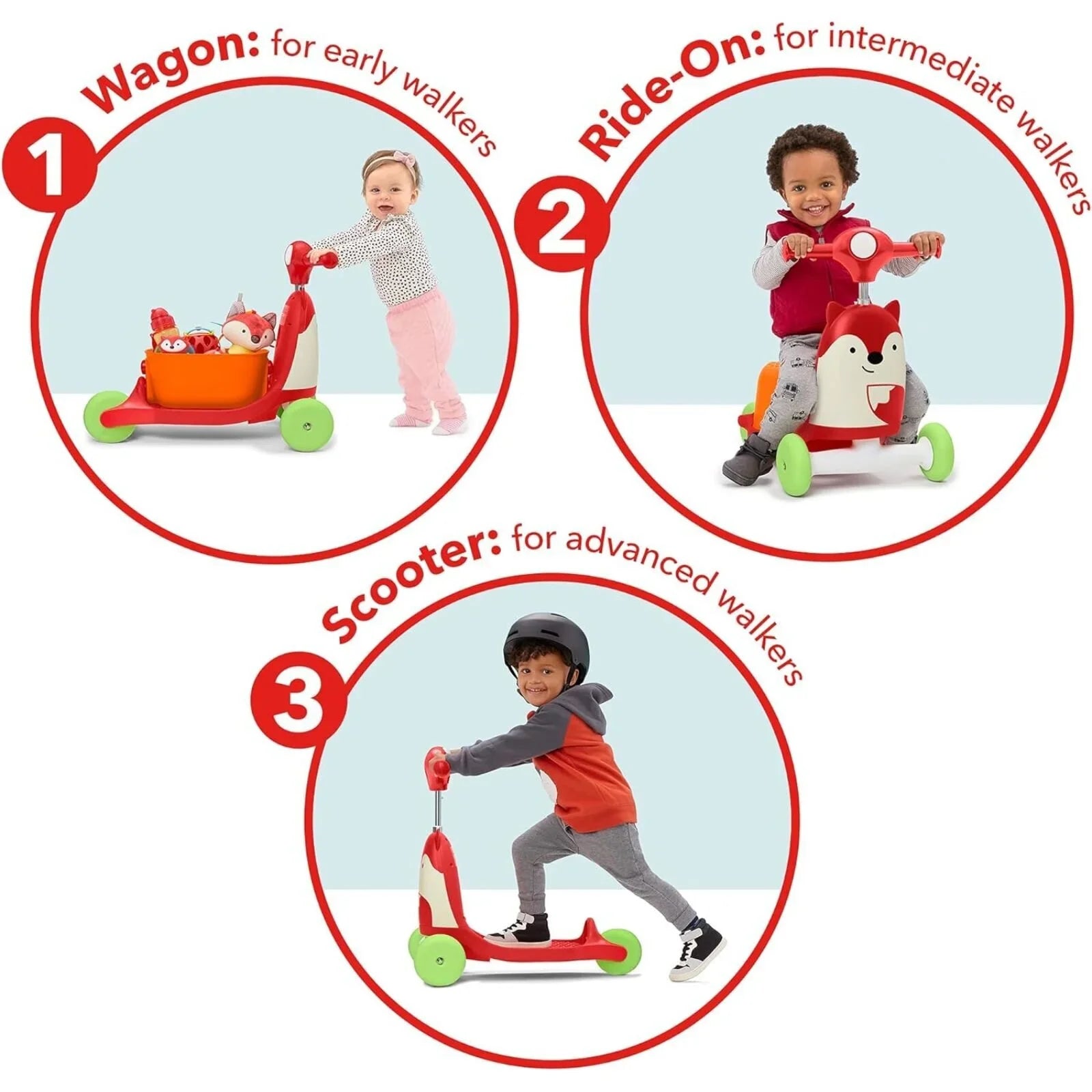 Skip Hop Zoo 3 - In - 1 Ride On - Fox - Baby&More