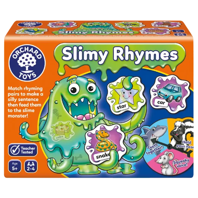 Orchard Toys - Slimy Rhymes Literacy Rhyming Game