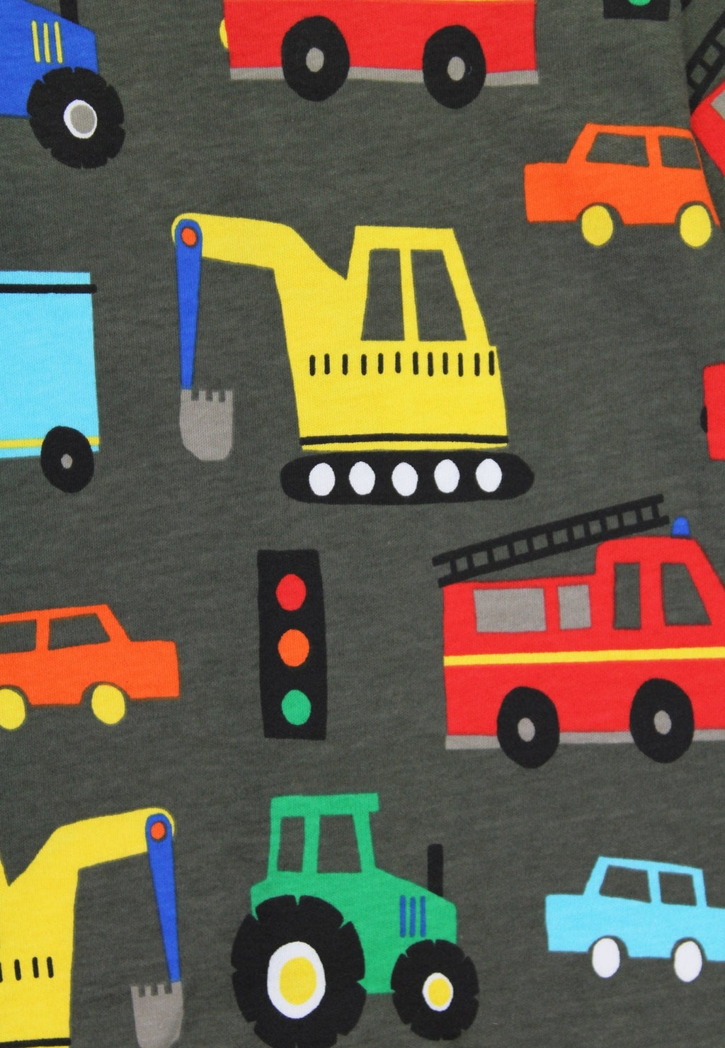 Organic Sleepsuit - Transport Print