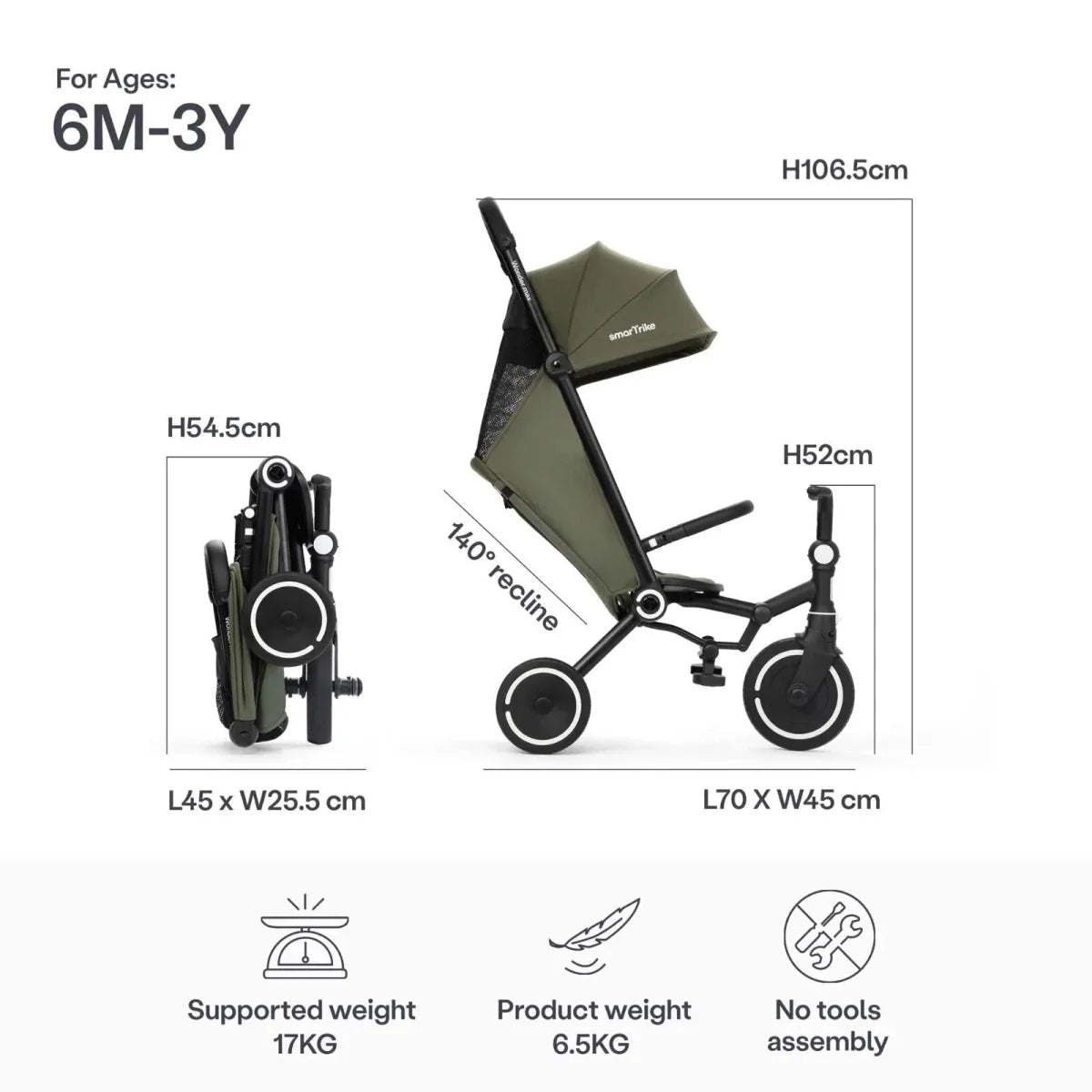smarTrike Wonder Max Trike - Baby&More