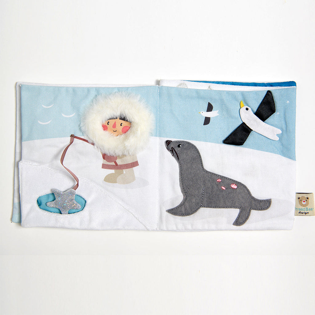 ThreadBear Design Snowy Friends Fabric Activity Book