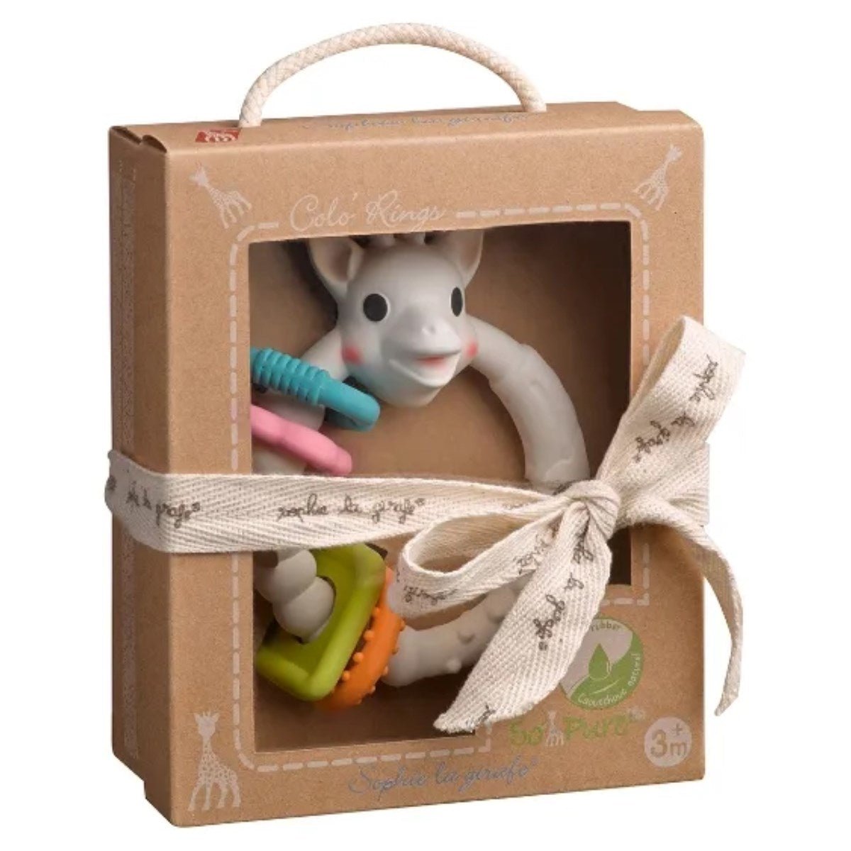 Sophie La Girafe So Pure Multi - Textured Teether - Baby&More