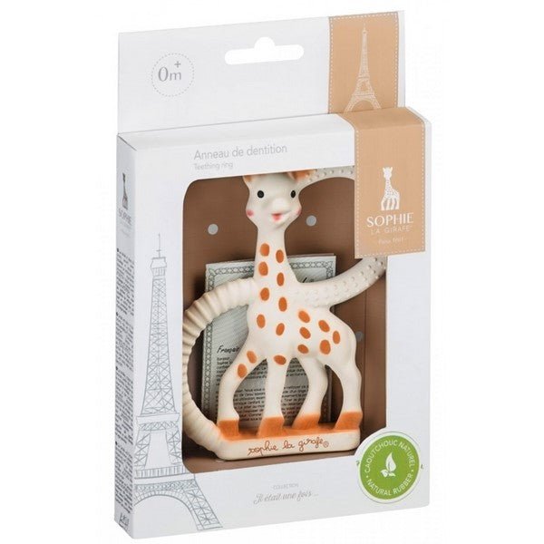 Sophie Le Giraffe So Pure Teething Ring - Supersoft - Baby&More