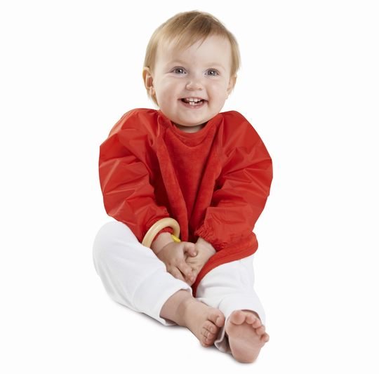 SPECIAL OFFER 3 PACK - Mum 2 Mum Long Sleeved Wonder Bibs LARGE (Selected Colours) - Baby&More