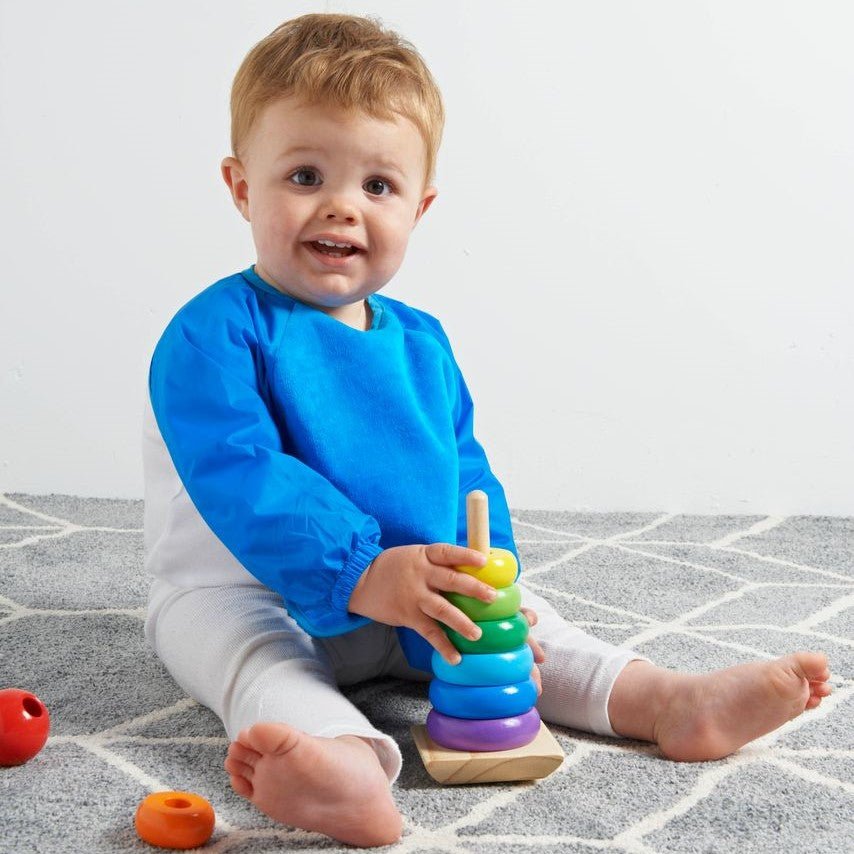 SPECIAL OFFER 5 PACK Mum 2 Mum Sleeved SMALL Wonder Bibs (Selected Colours) - Baby&More