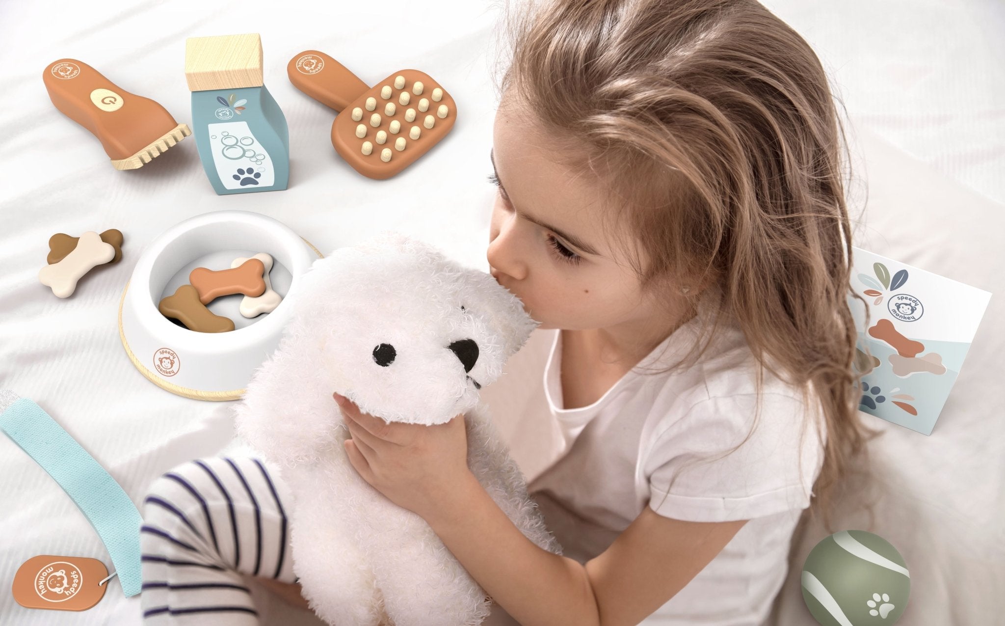 Speedy Monkey My Little Dog with Accessories - Baby&More