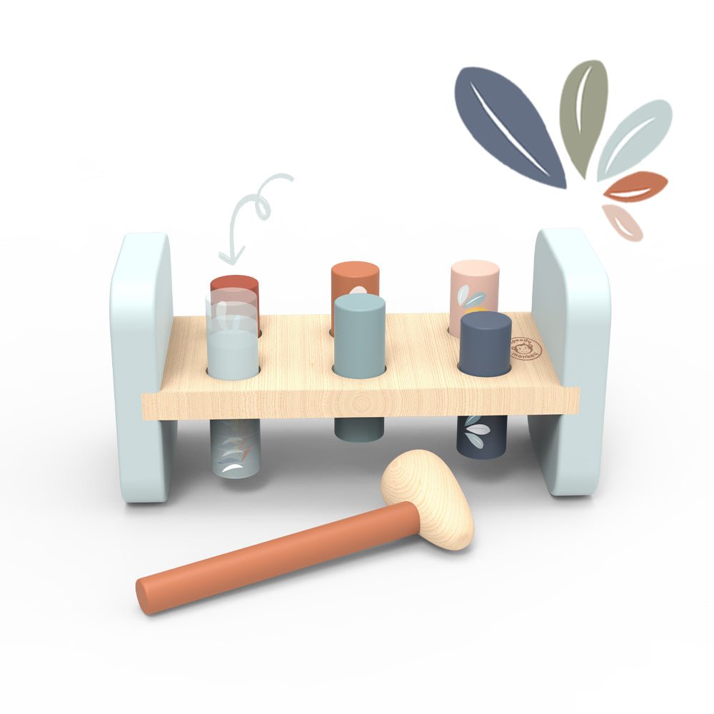 Speedy Monkey Wooden Hammer Bench - Baby&More