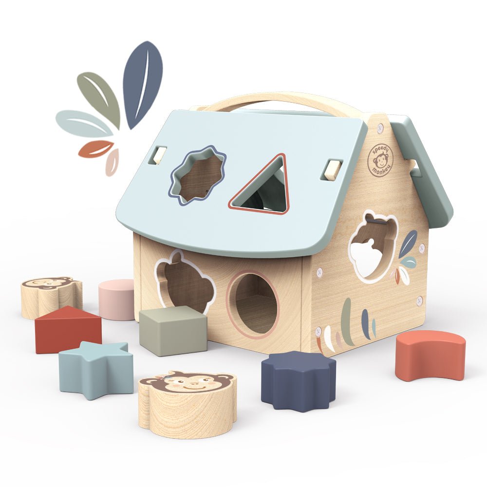 Speedy Monkey Wooden House Shaper Shorter - Baby&More