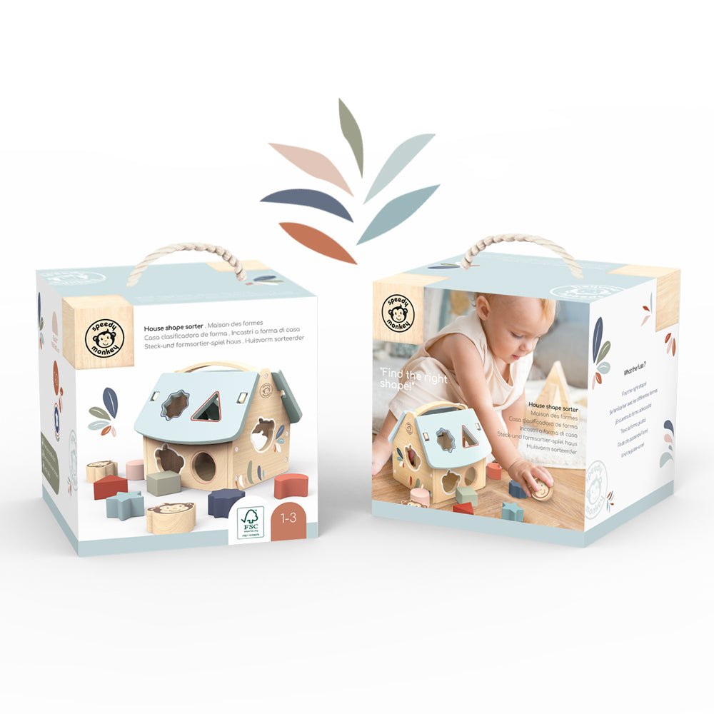 Speedy Monkey Wooden House Shaper Shorter - Baby&More
