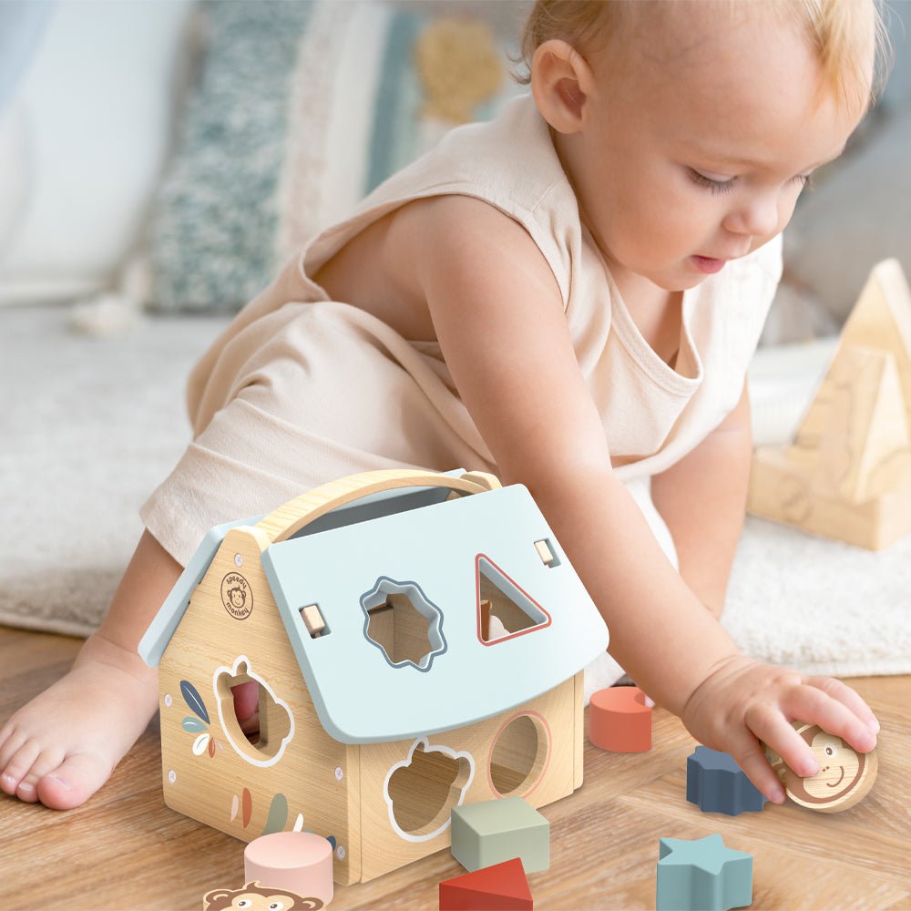 Speedy Monkey Wooden House Shaper Shorter - Baby&More