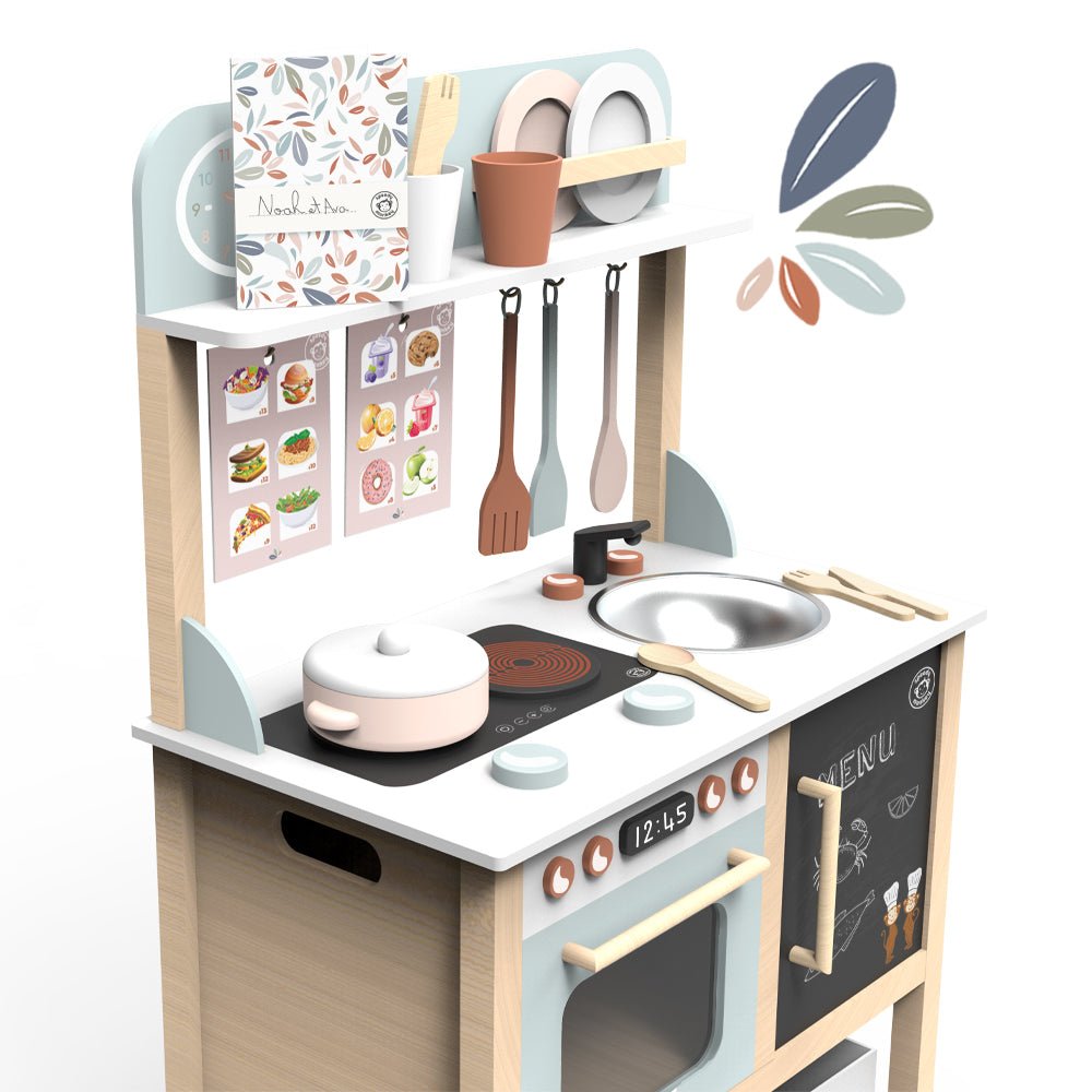 Speedy Monkey Wooden Kitchen with Accessories - Baby&More