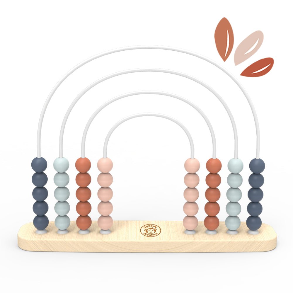 Speedy Monkey Wooden Rainbow Abacus - Baby&More