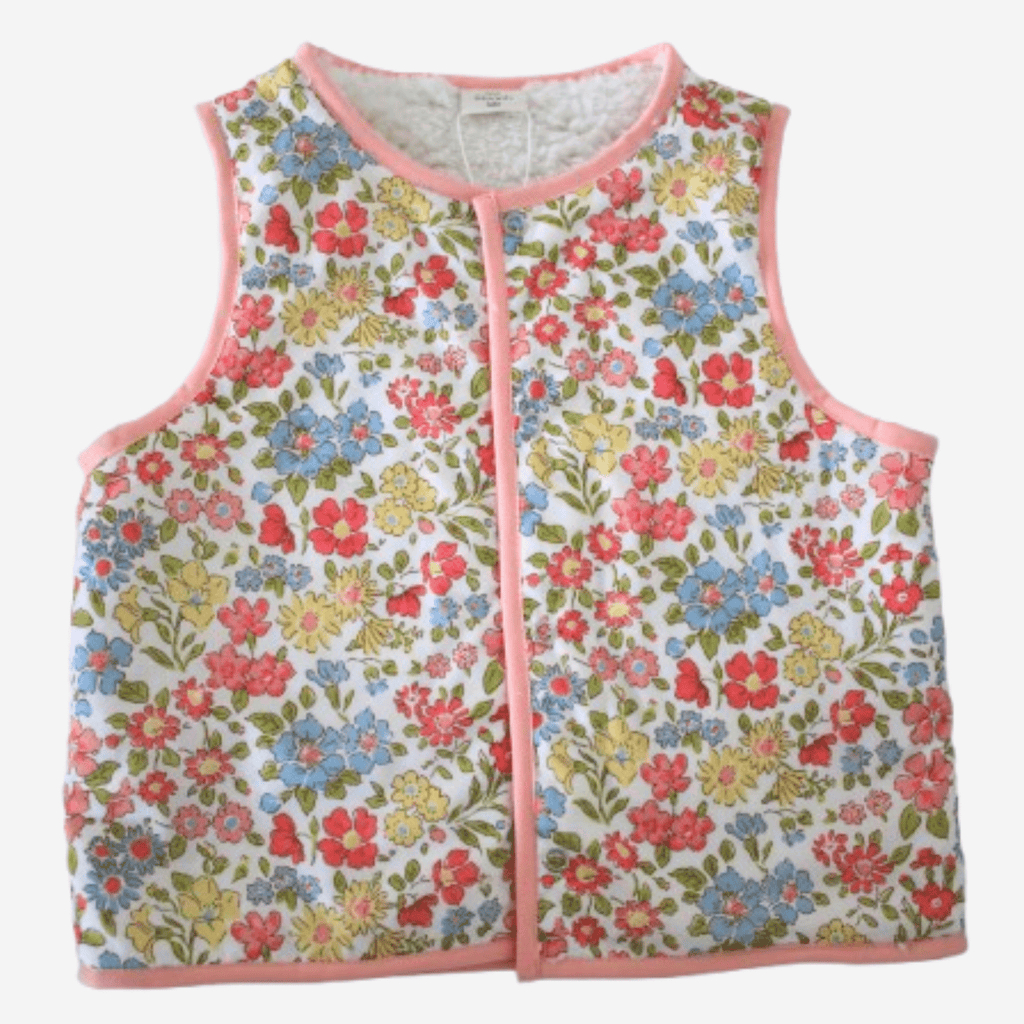 Little Scandi baby Kids Stylish Vest / Gilet - Spring Floral