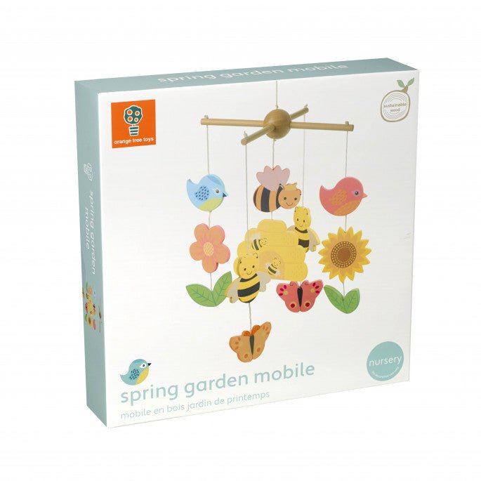 Spring Garden Mobile - Wooden Hanging Mobile for Babies - Baby&More