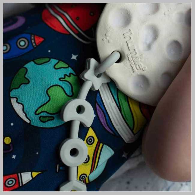 Squiggle Strap® 2pcs Antimicrobial Food Grade Silicone Toy Straps - Baby&More