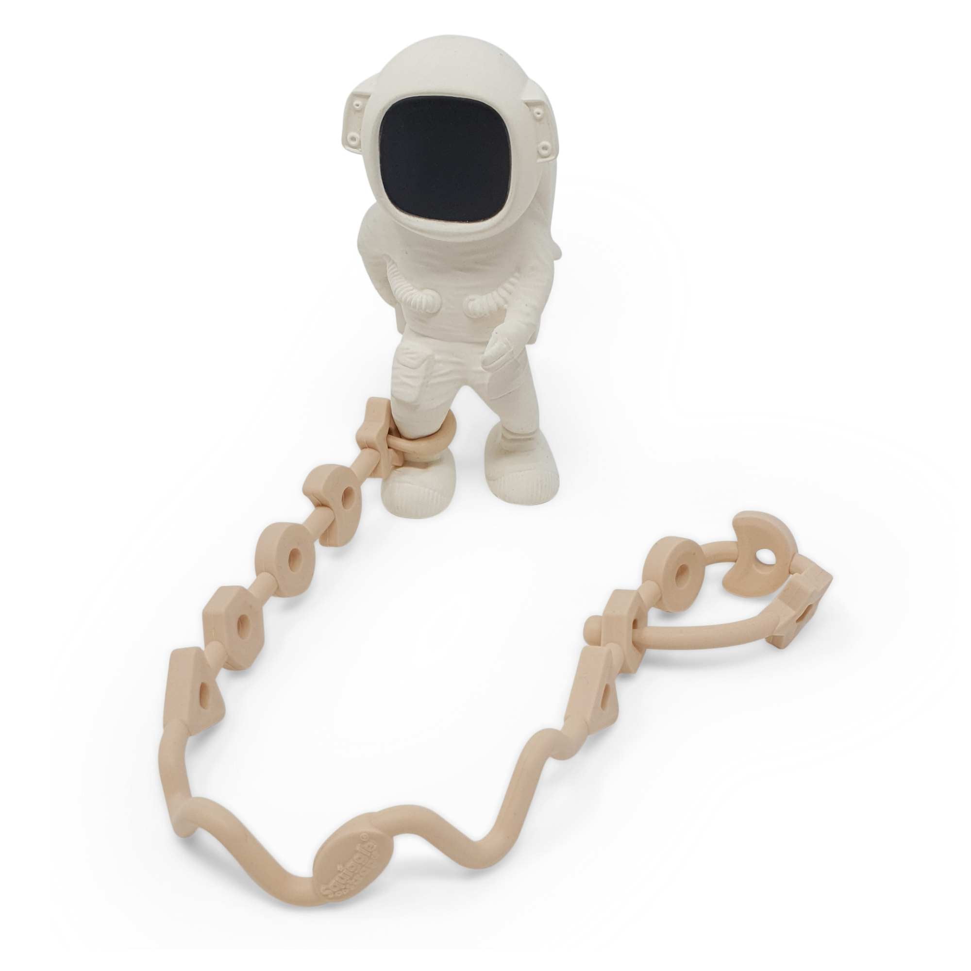 Squiggle Strap® 2pcs Antimicrobial Food Grade Silicone Toy Straps