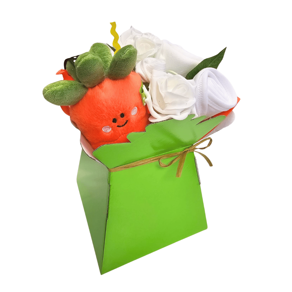 Say It Baby - Squish & Snugg Carrot Baby Bouquet Gift