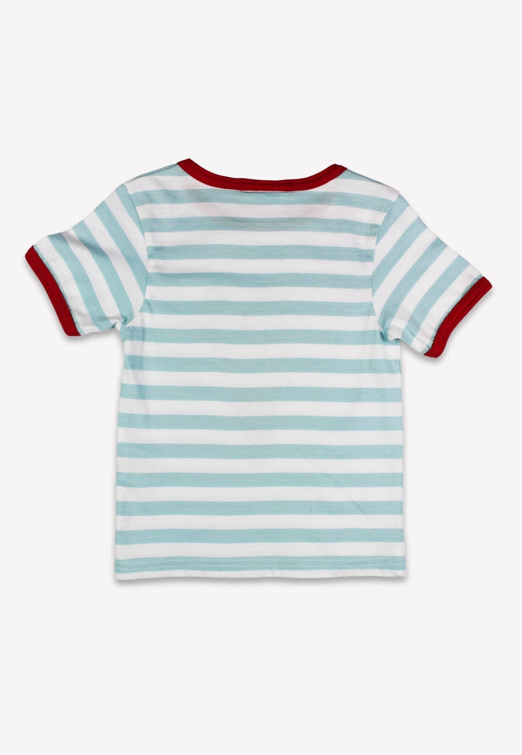 Toby Tiger Organic Applique Short-Sleeved T-Shirt - Ice Cream