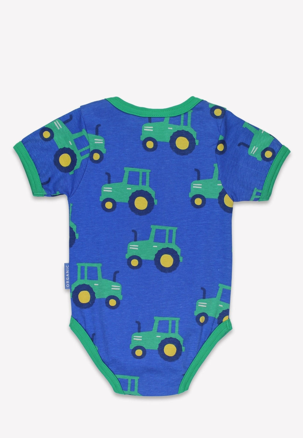 Toby Tiger Organic Print Baby Bodysuit - Hillside Tractor