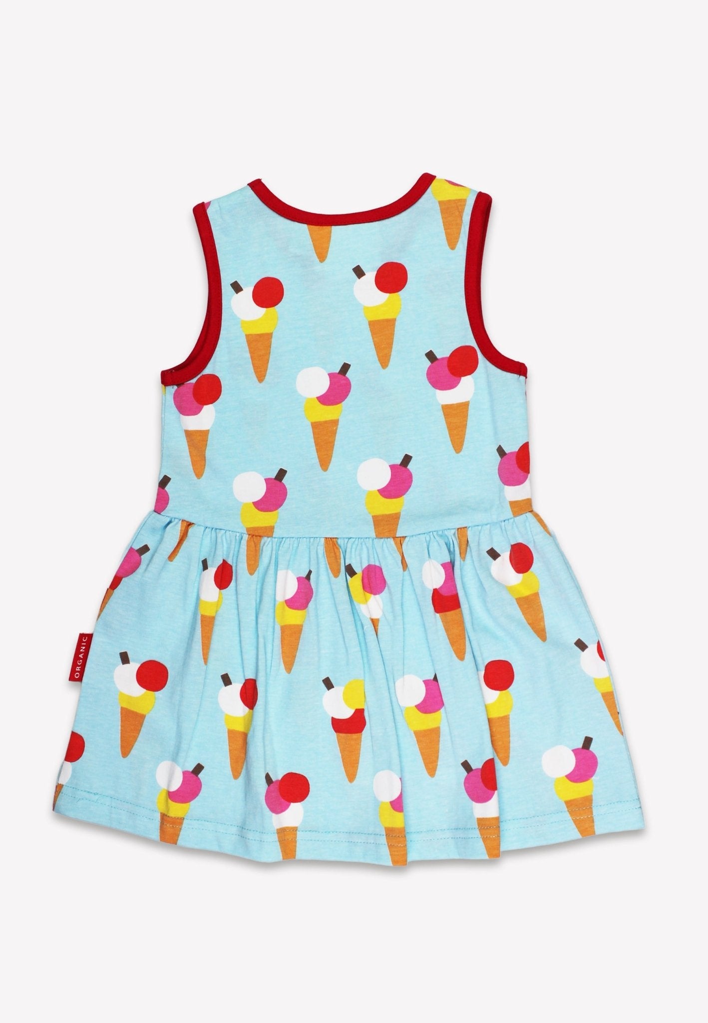 Toby Tiger Organic Summer Dress - Ice Cream Cones