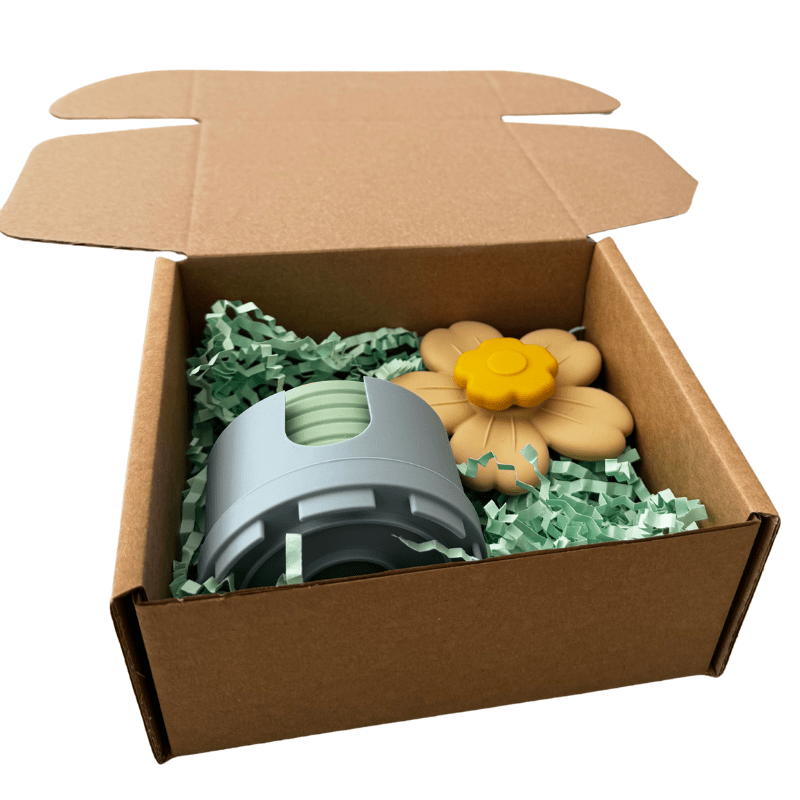 Stack & Spin - Silicone Stacking Cups & Silicone Spinner Gift Set - Baby&More