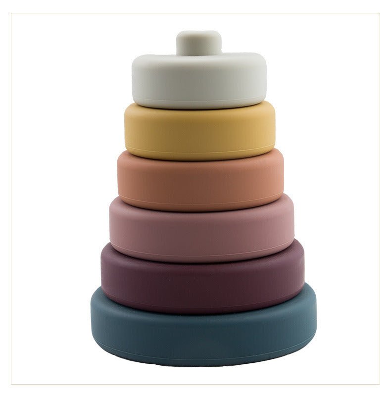 Stacking Silicone Block Toy - Baby&More