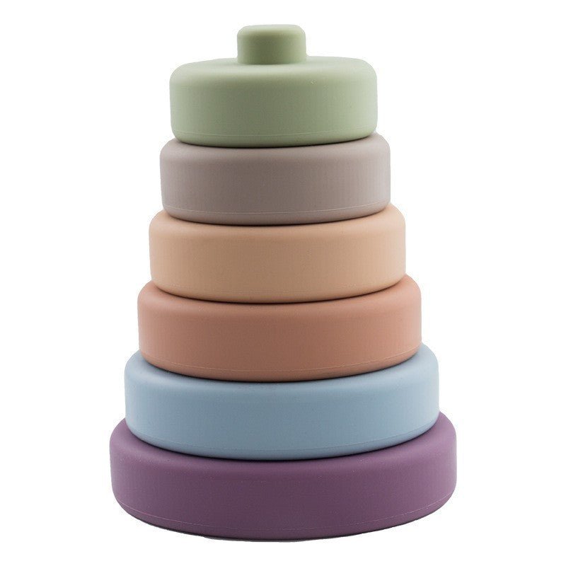 Stacking Silicone Block Toy - Baby&More