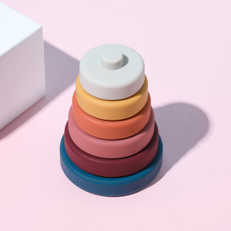 Stacking Silicone Block Toy - Baby&More