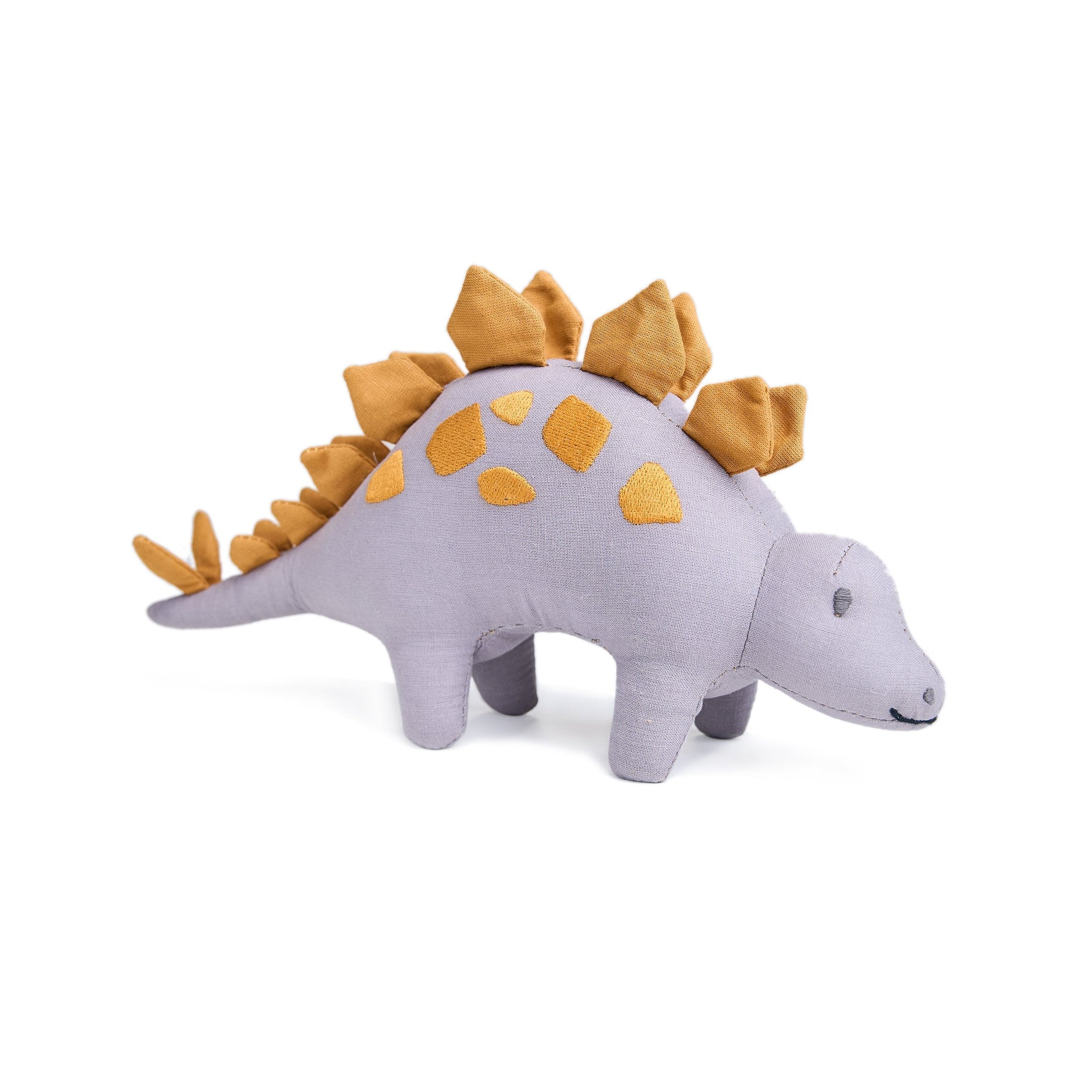 ThreadBear Design Steggy Linen Dinosaur Toy