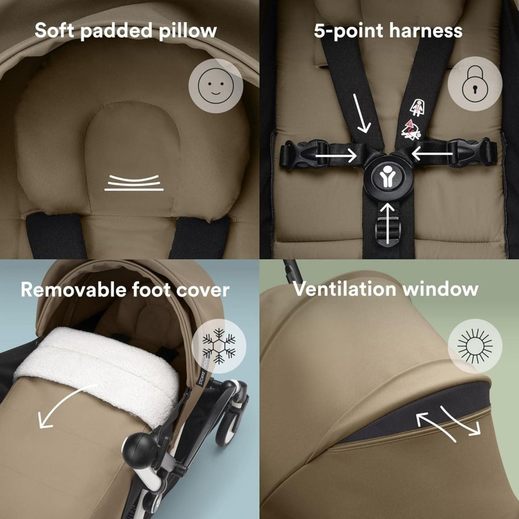 Stokke / Babyzen Stokke YOYO³ 0+ Newborn Pack - Black - Baby&More