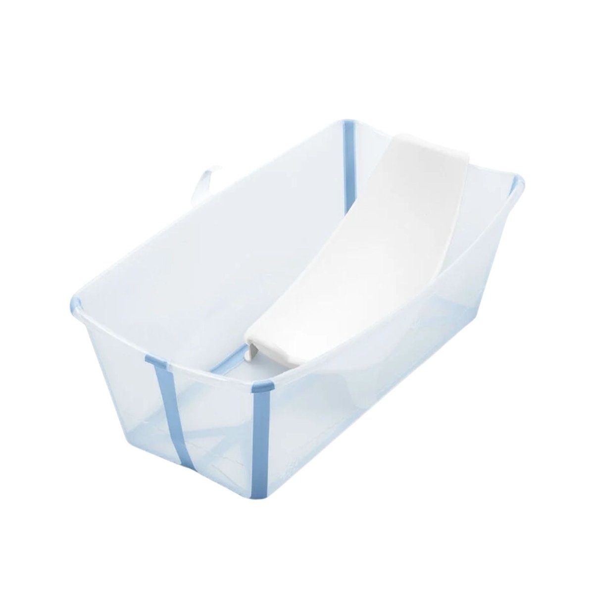Stokke Flexi Bath Baby Bath & Flexi Bath Newborn Support Bundle - Ocean Blue - Baby&More
