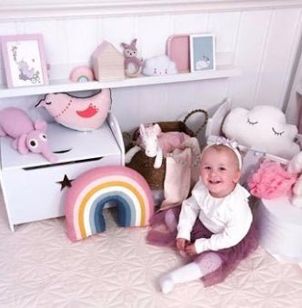 Super Soft Rainbow Pillow - Baby&More