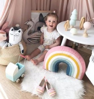 Super Soft Rainbow Pillow - Baby&More