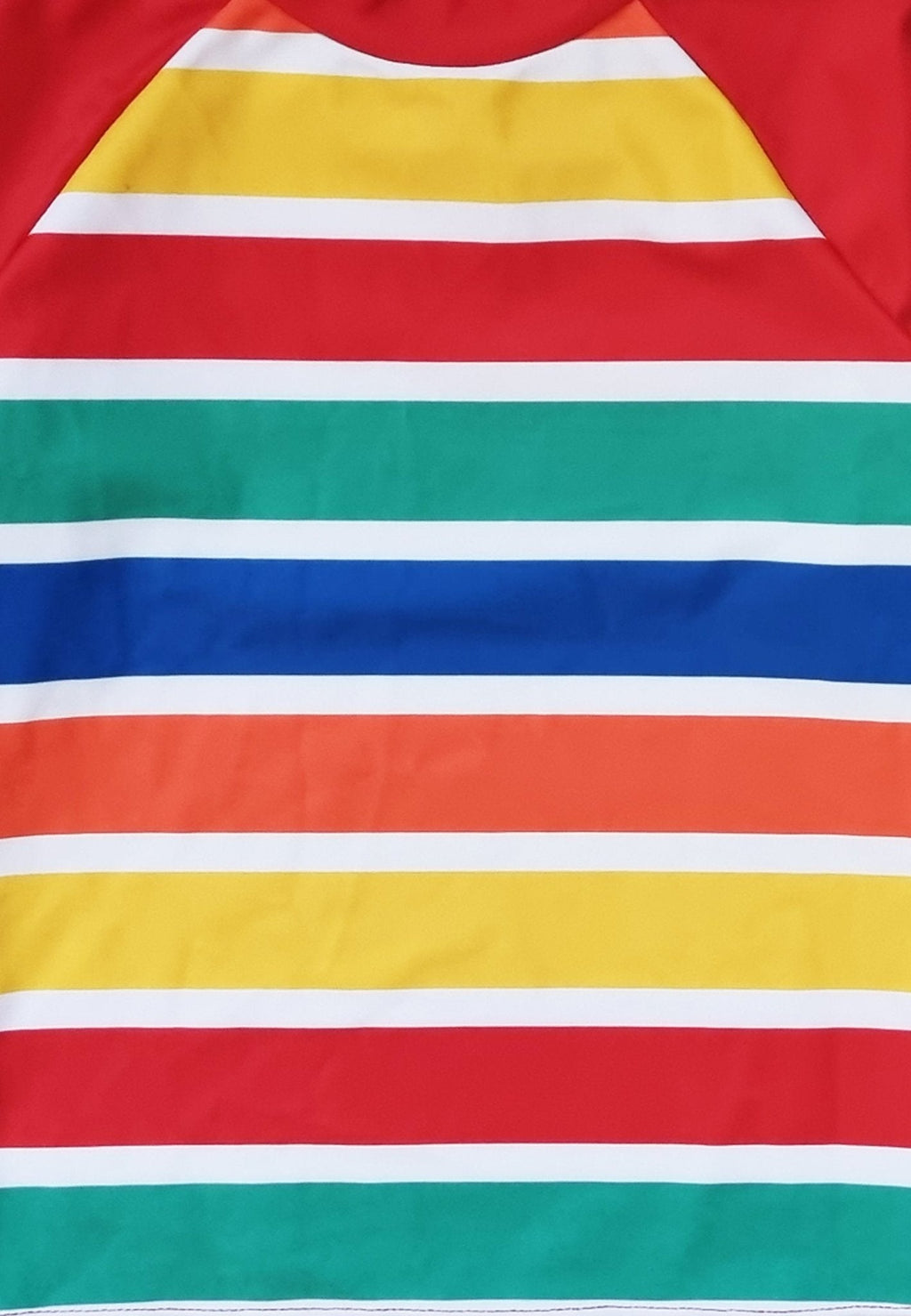 Kids' Swim Rash Vest - Happy Stripe Print