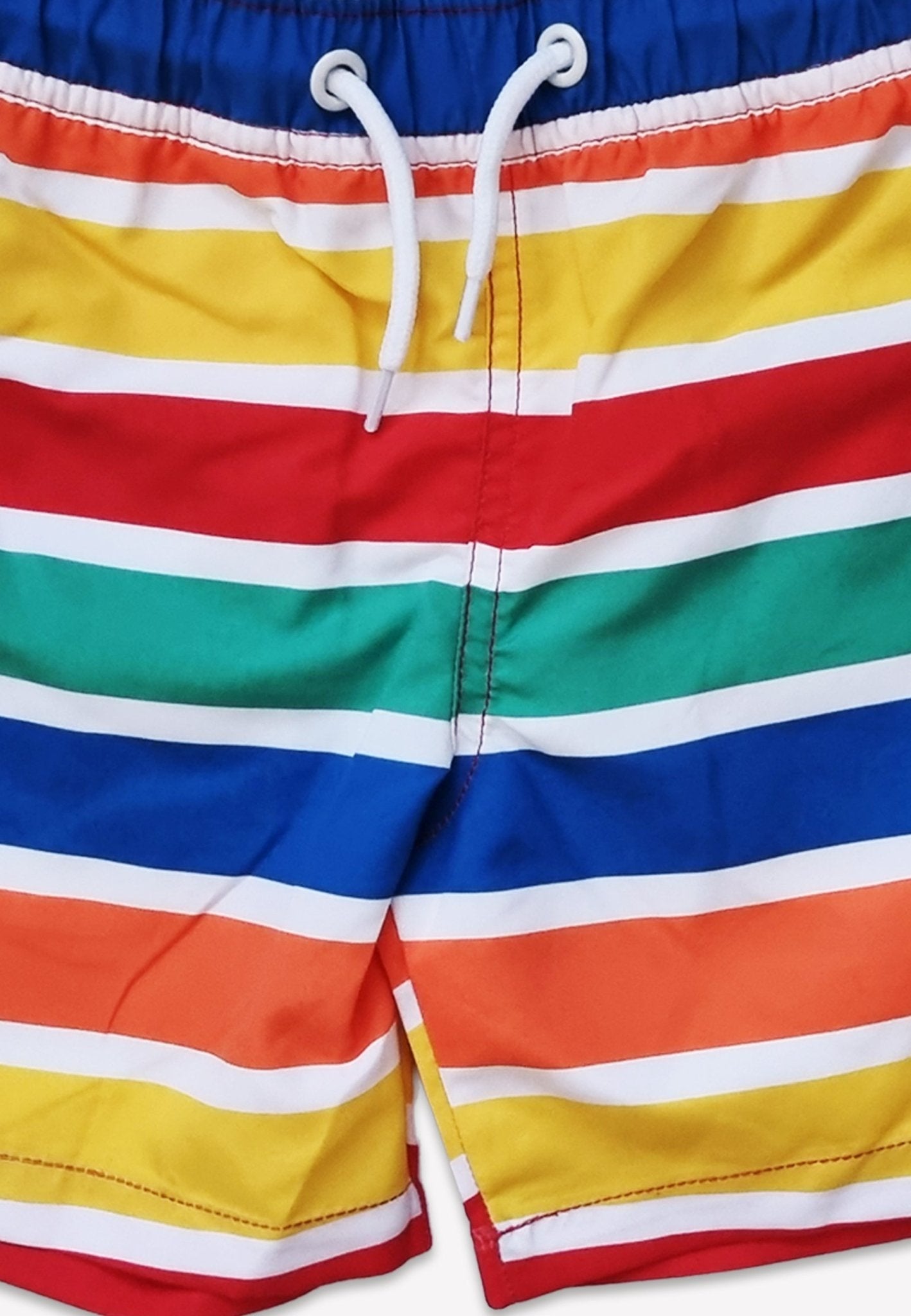 Kids' Swim Shorts - Happy Stripe Print