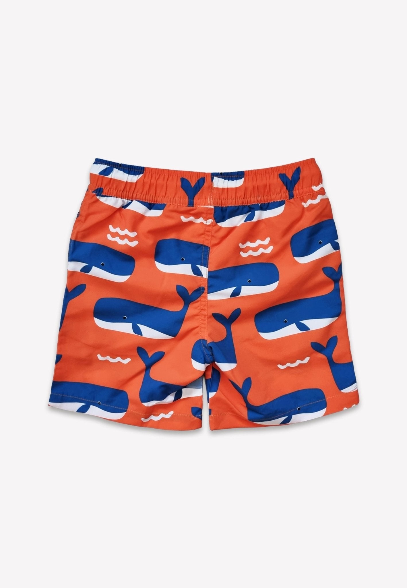 Kids' Swim Shorts - Whale Waves Print