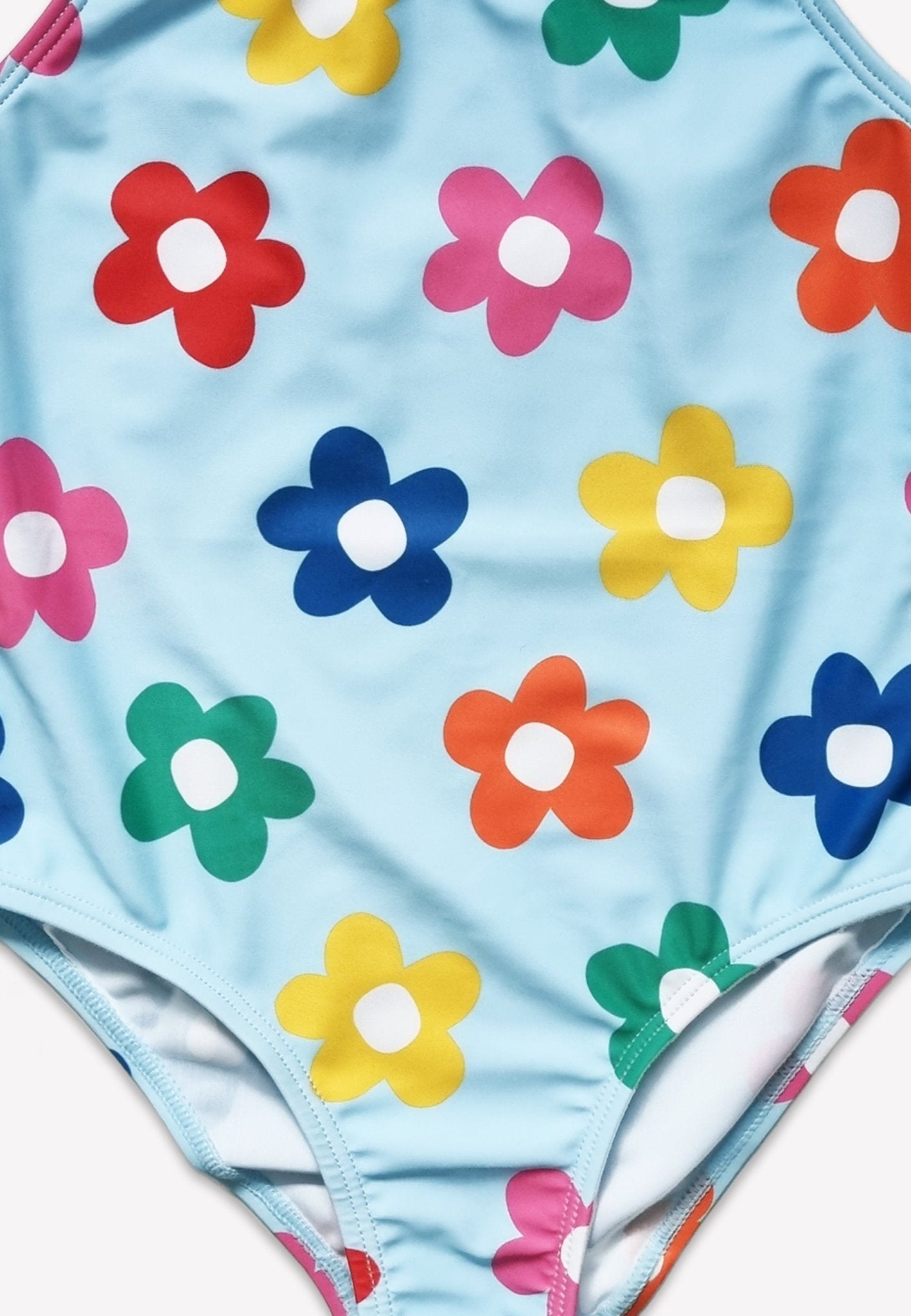 Kids' Swimsuit - Rainbow Bloom Print